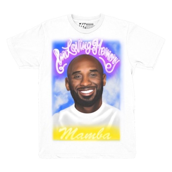 The Forest Lab Kobe and Gigi Bryant Airbrush Memorial T-Shirt 3XL - Picture 1 of 2